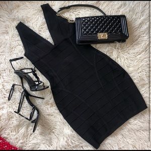 SOLD House of CB Black Bandage Dress